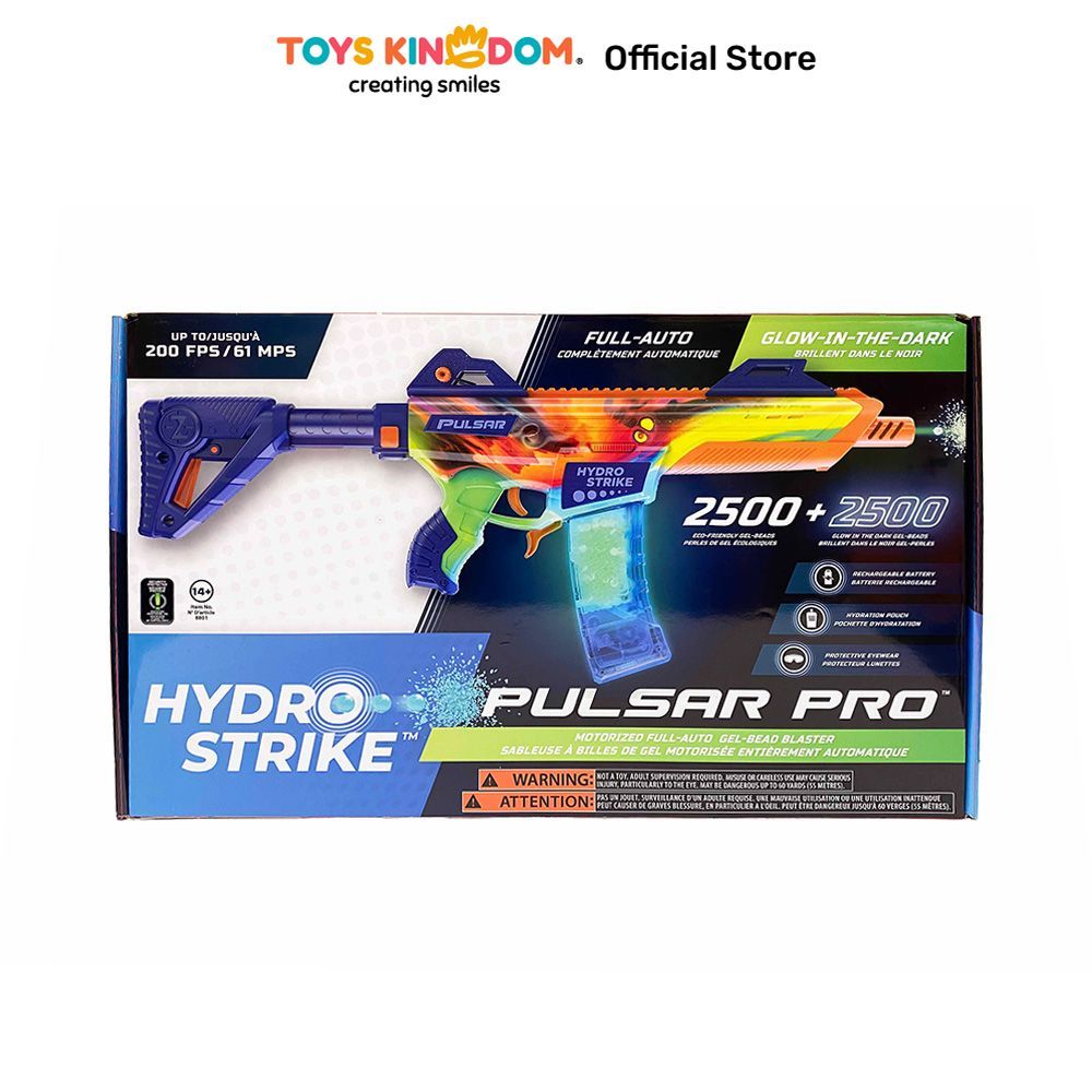 Toys Kingdom Hydro Strike Pulsar Pro Motorized Gel Blaster Elektrik Outdoor Battle Target