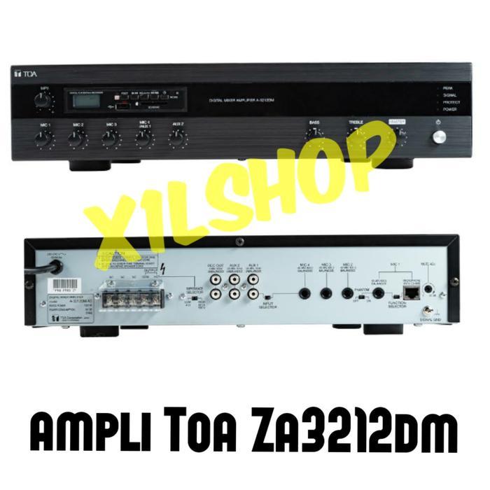 Digital Amplifier Ampli Toa ZA3212DM ZA 3212 DM 3212DM Mp3 Bluetooth