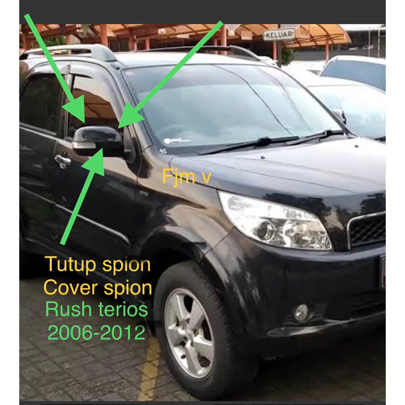 JUAL COVER SPION TUTUP SPION TOYOTA RUSH DAIHATSU TERIOS 2008-2012