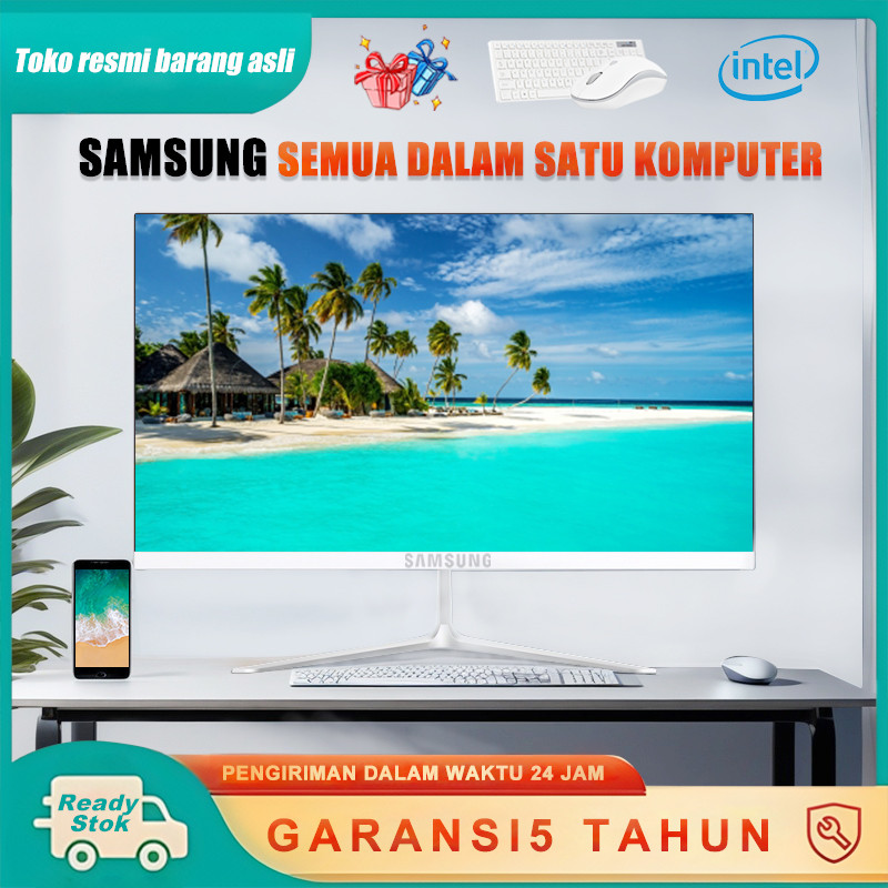 Komputer PC all-in-one  terbaru Samsung ini sangat tipis dan dilengkapi prosesor Intel Core i3/i5/i7