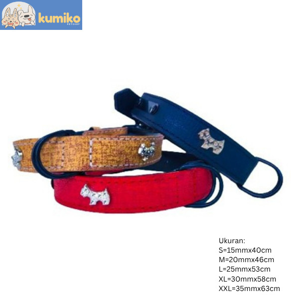 KALUNG ANJING PREMIUM - COLLAR ANJING MOTIF ANJING - DOG COLLAR