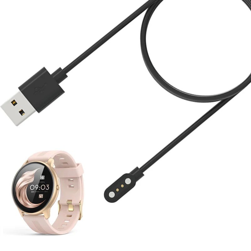 Smartwatch Dock Charger Adapter Magnetic USB Charging Cable for C20/C20 Pro Smart Watch Power Charge