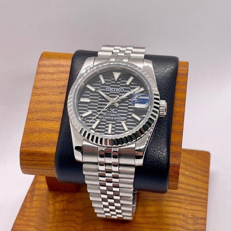 Seiko Datejust Black Motif NH35 Exclusive
