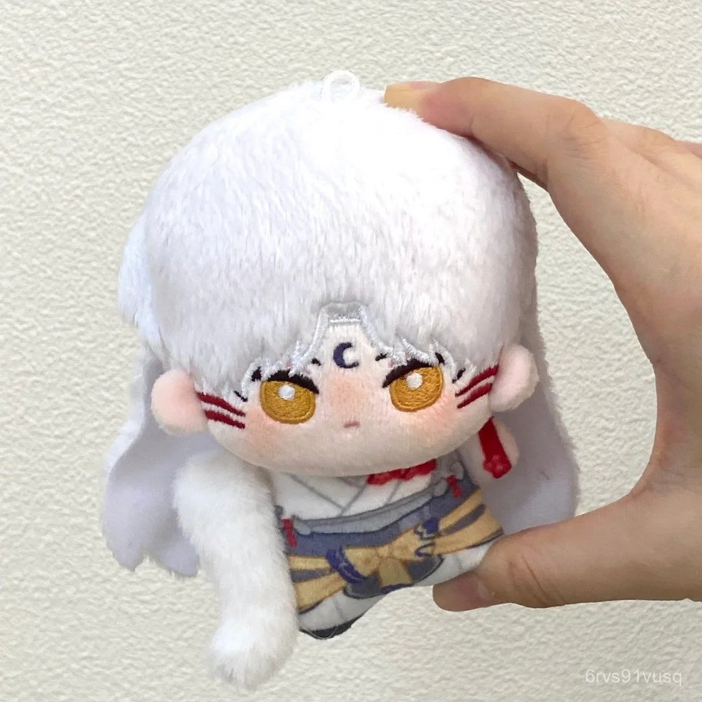 Anime Inuyasha Fan Merchandise Sesshomaru10cm Cute Nunu Body Cotton Doll Plush Doll Pendant JS9U
