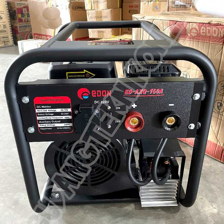 Genset LAS 1000Watt EDON ED-AXQ-160A AVR / Genset Mesin Welding Las Listrik 1000 Watt 160A Power Gen