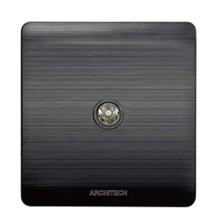Socket TV Architech Platinum Black / stop tv