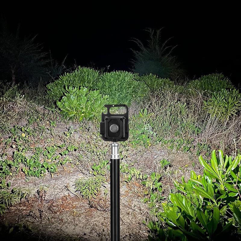 Senter Mini Led Cob Gantungan Kunci Besi Lampu Kecil Keychain Camping Alumunium Cas Usb