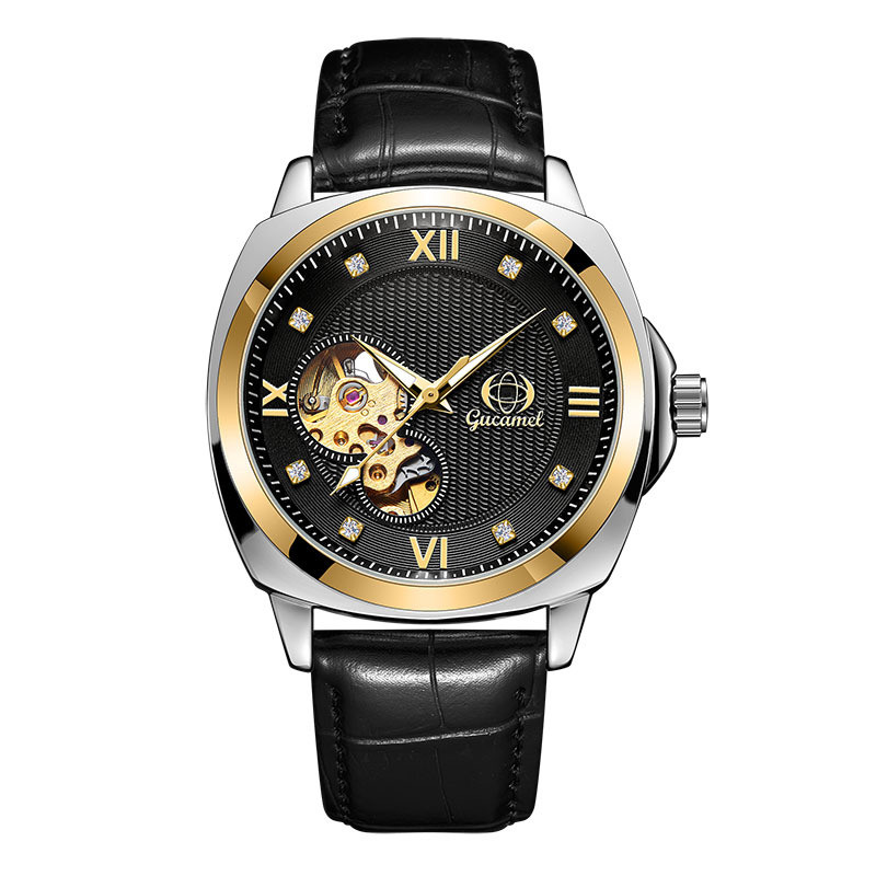 Automatic Mechanical Watch Men's Fully Automatic Mechanical Watch Business Diamond-encrusted Watch