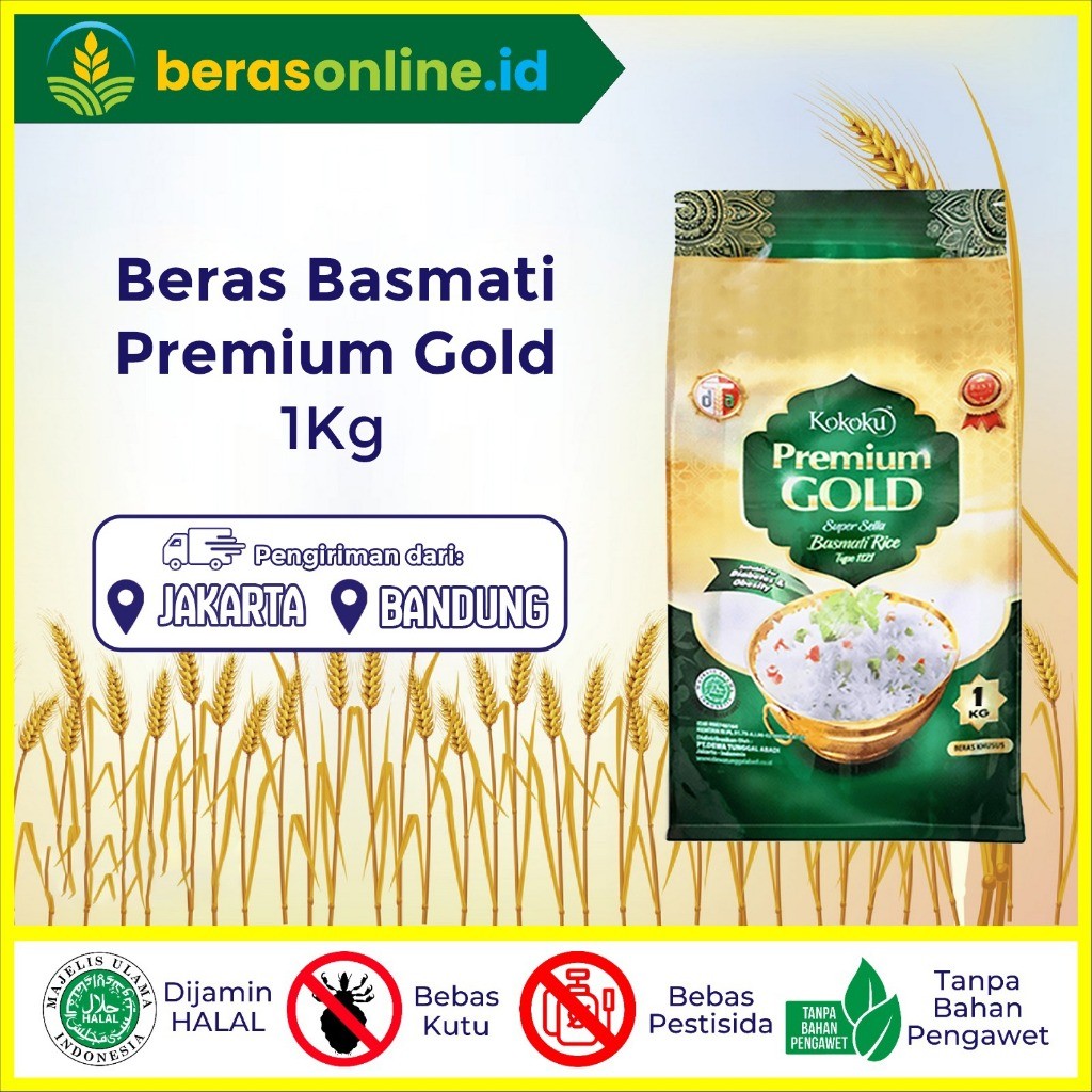 Beras Online - Kokoku Beras Basmati Super Sella 1 kg