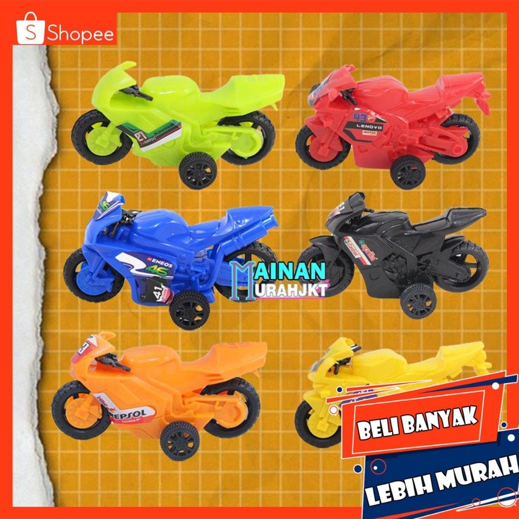 MAINAN ANAK MOTOR GP ISI 6 PCS OCT5756 MAINAN ANAK MOTOR GP