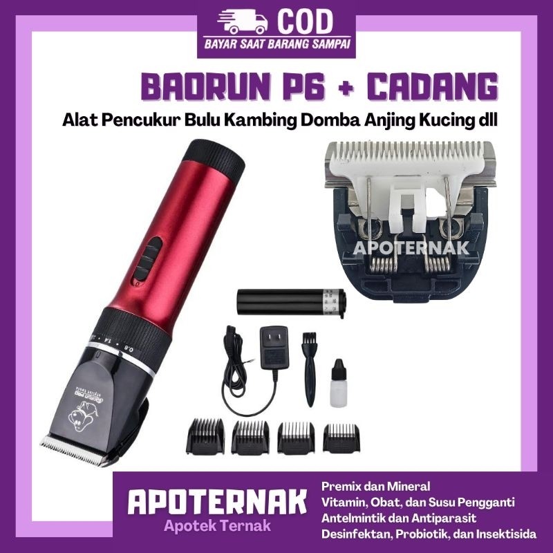Gaya Outfit NEW BAORUN S1 PRO & BAORUN P6 P7 P9 - Alat Cukur Elektrik Domba Anjing 100% Ori dan Berk
