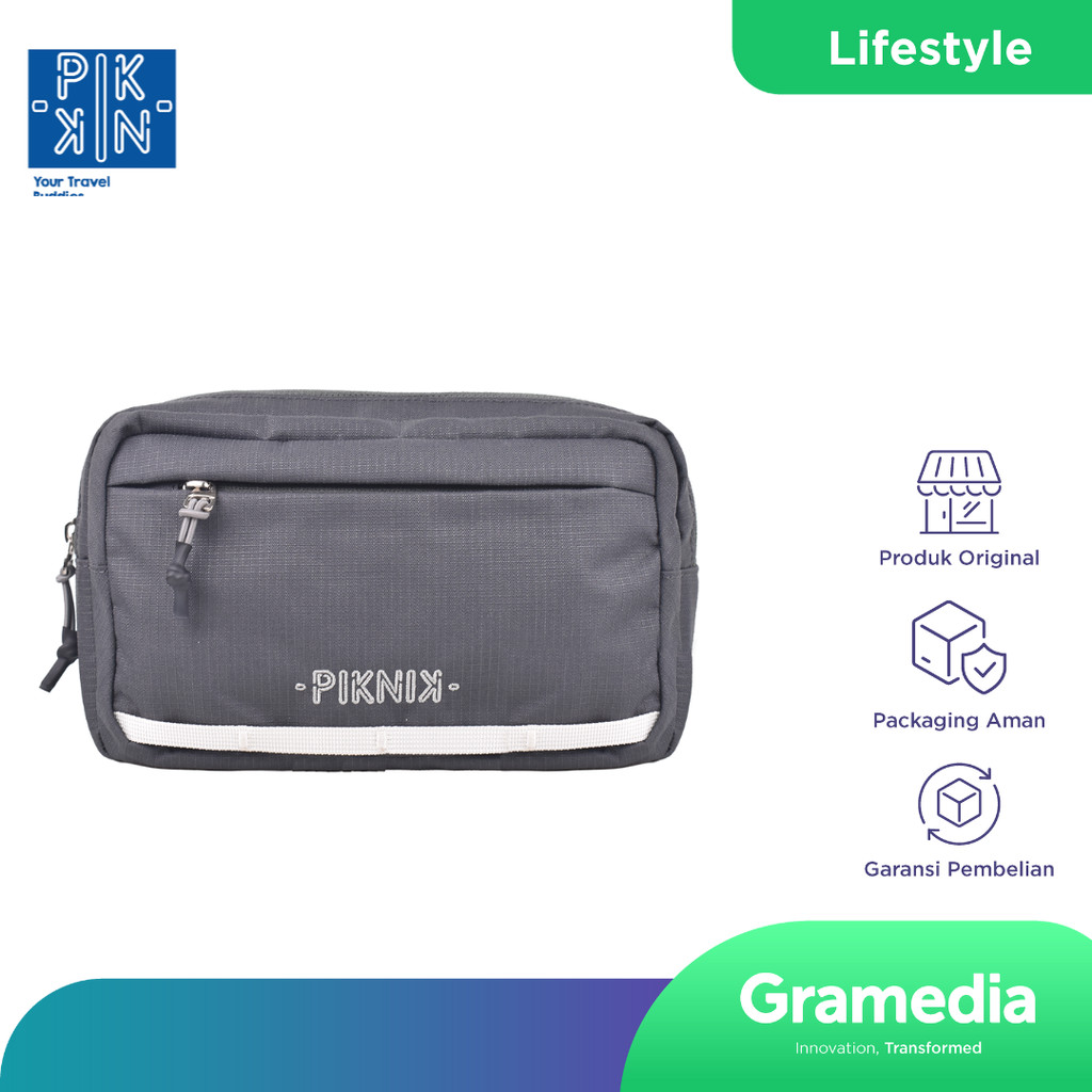 Piknik Pouch Cairo D.Grey (Gramedia)