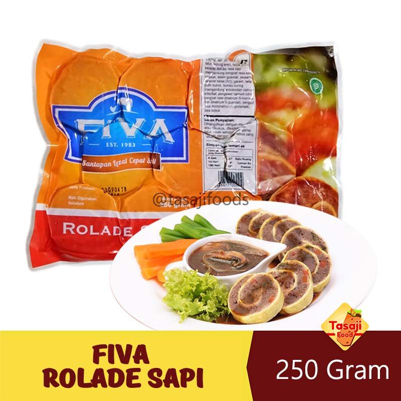 Fiva Rolade Sapi 250 Gram Frozen