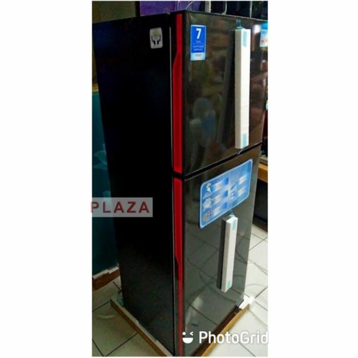 KULKAS AQUA 2 PINTU AQR-D270 - Hitam