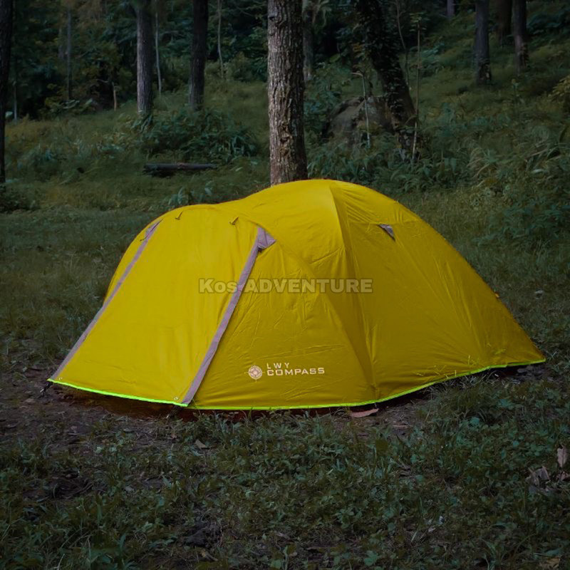 TENDA COMPASS 4 ORANG DOUBEL LAYER - TENDA CAMPING COMPASS / TENDA COMPAS 4P DOUBEL LAYER / TENDA LW