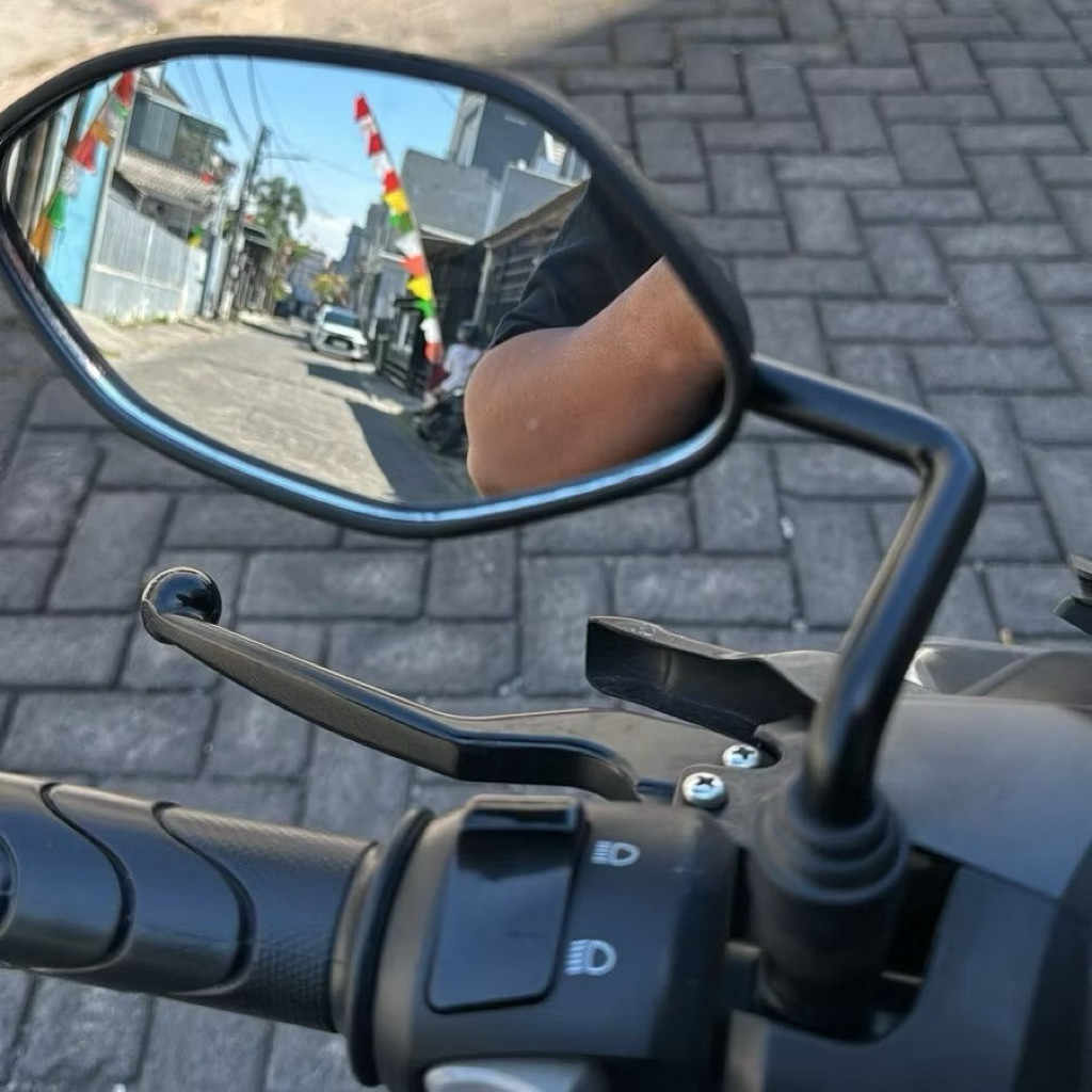 1Set Spion BEAT X1 - Kaca Spion Assy Beat Tangkai Model  X1 Thailand Universal Honda Vario Beat Scoo