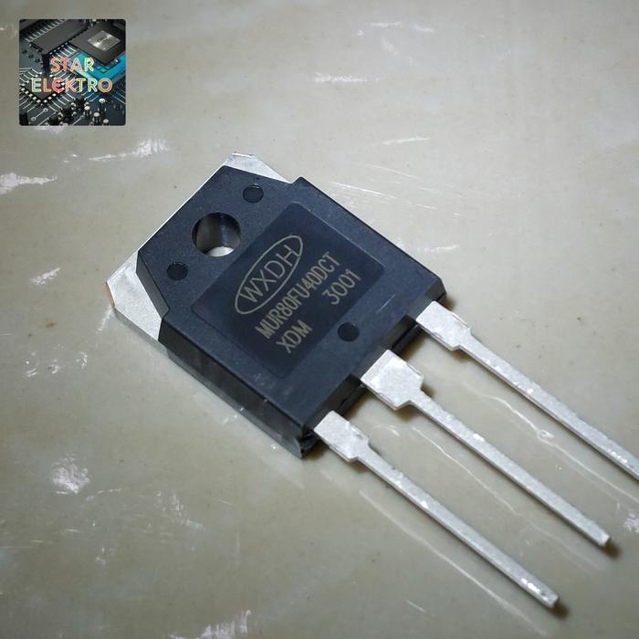 MUR80FU40DCT To-3p WXDH MUR8040 MUR 8040 DCT 80FU40 80A 400V Dioda Las TERBAIK...
