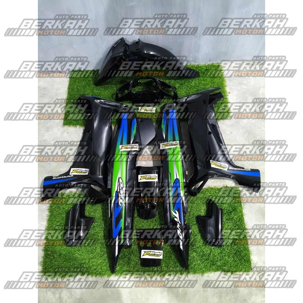 Cover Body Fizr Full Set Halus Body Fizr SS Two Hitam Hijau Biru Body Set Halus Yamaha Fizr F1zr