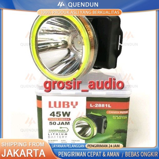 SENTER KEPALA LUBY L2881L 45W ,SENTER KEPALA LUBY L2881K ,SENTER HEAD LUBY 2881 ,LUBY 2881 ORIGINAL