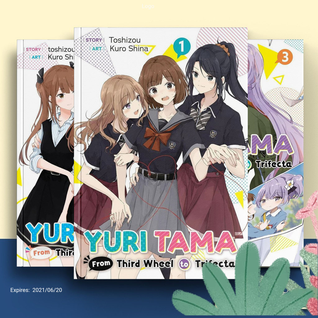 Yuri Tama: From Third Wheel to Trifecta The First, Vol. 1-5 ( Light Novel ) by Toshizou