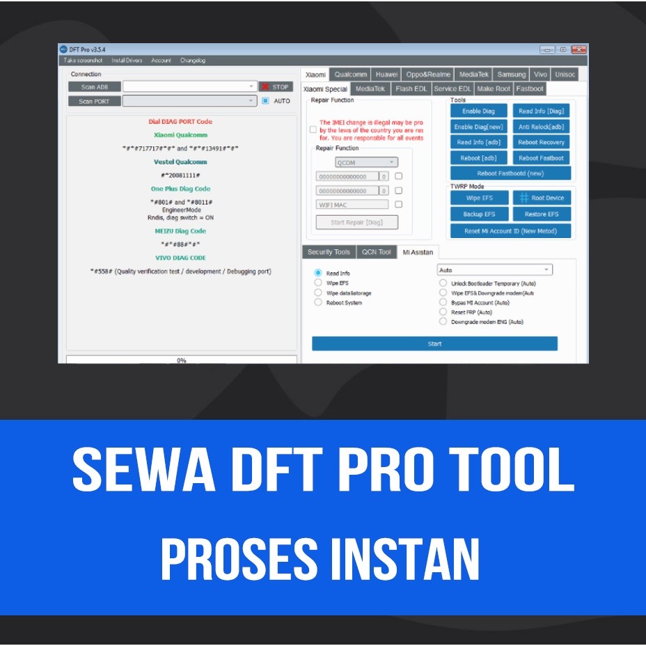 SEWA DFT PRO TOOL 2 HARI