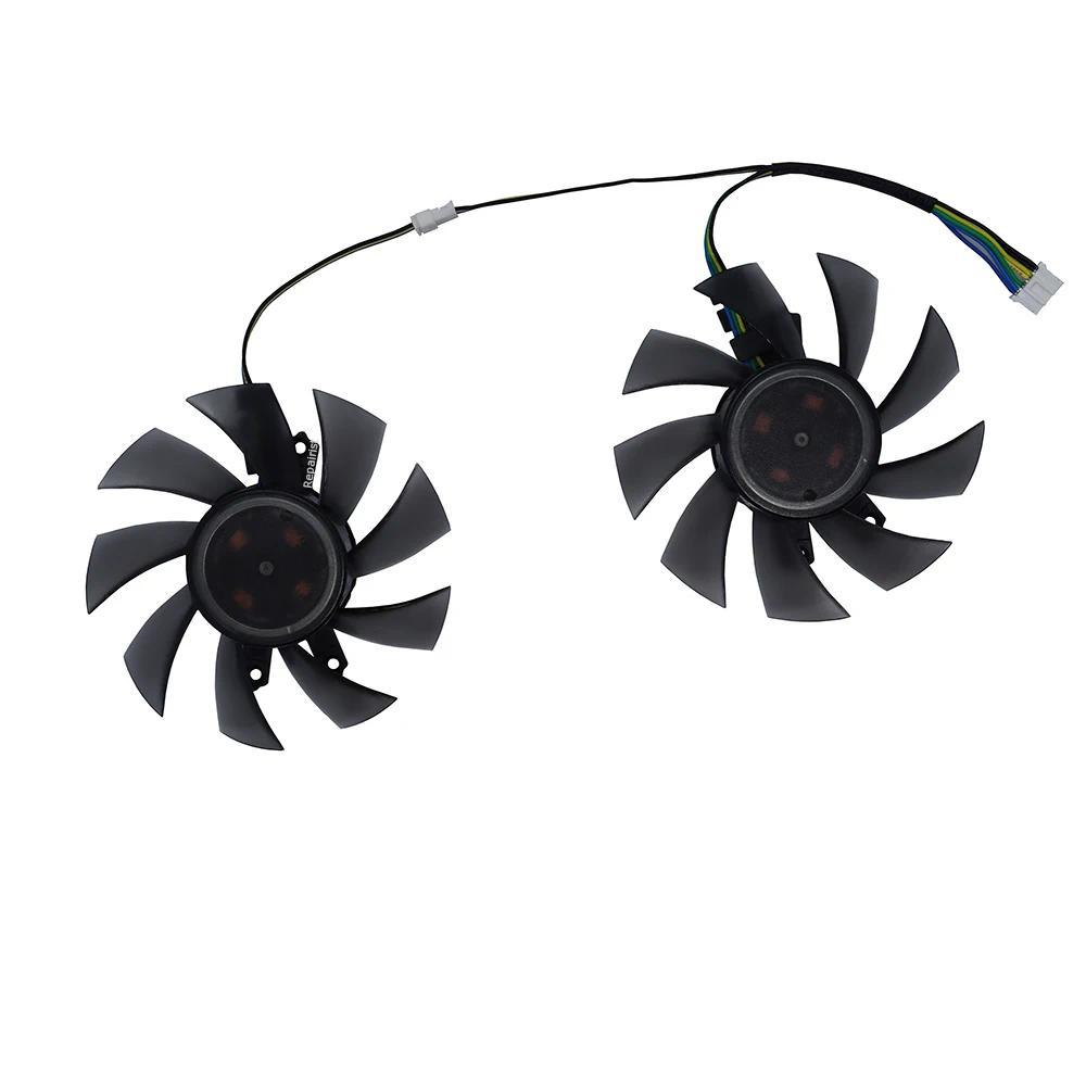 Video Card Fan,GPU VGA Cooler,2Pcs/Set,75mm FD8015H12S,For GALAX GTX 1650 EX GTX 1630 Snapdragon,GTX