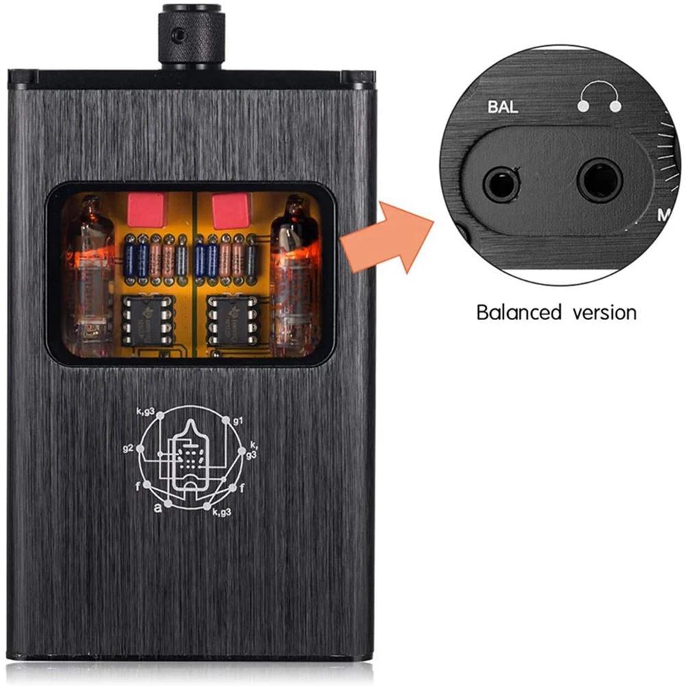 FFYY-Portable Headphone Amplifier Headphone Amplifier Dual-Mono Vacuum Tube Headphone Amplifier B4-X