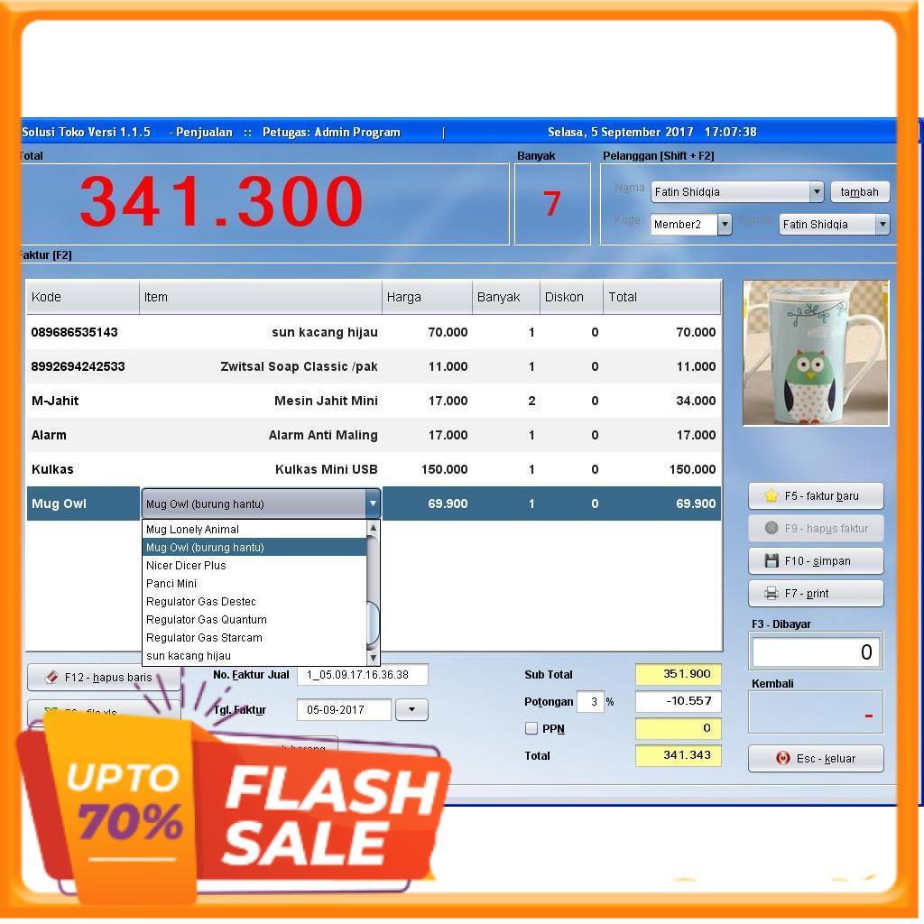 Aplikasi PROGRAM TOKO Kasir Point Of Sales 4 Program Toko - Aplikasi Canggih Untuk Kasir + Pembukuan