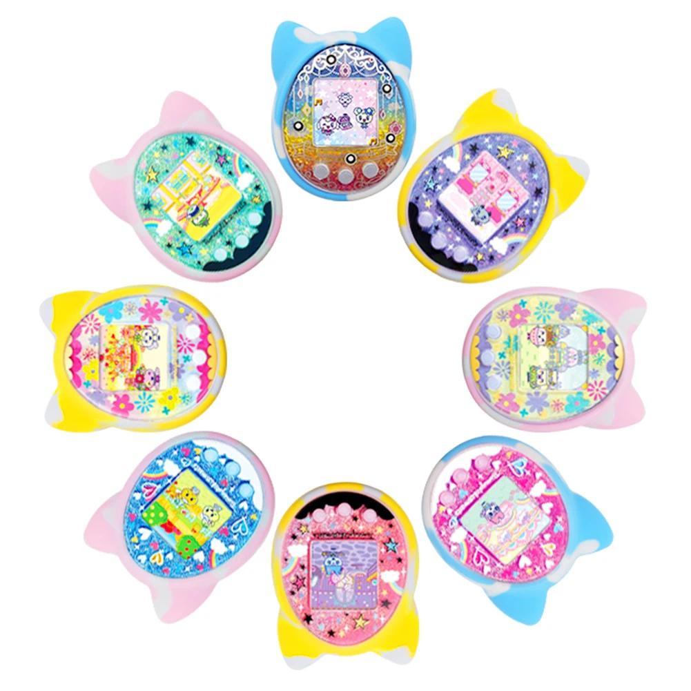 Soft Silicone Comprehensive Protection Case Cartoon Cat Shaped Pet Game Machine Cover Scratch Proof 