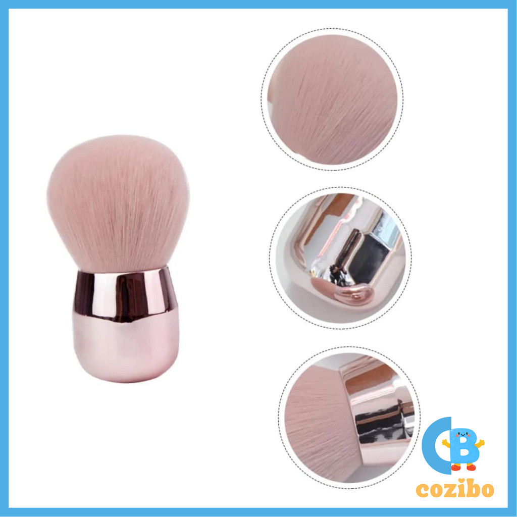 CB Make Up Brush Model Mushroom H1168 Alat Kecantikan Blush On Mini Portable Powder Brush Bulu Lembu