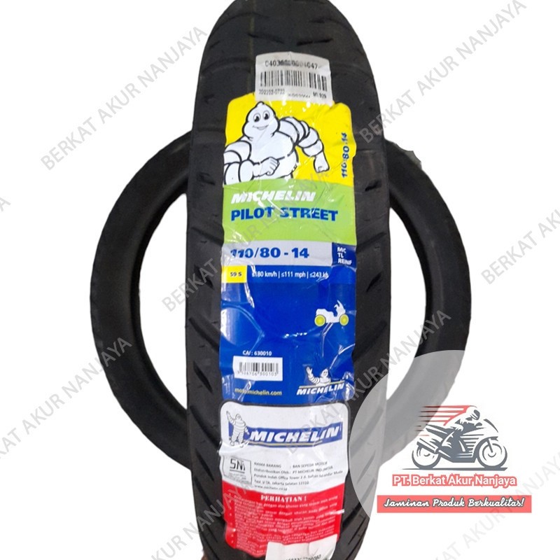 Michelin Pilot Street 110/80-14 Ban Aerox tubeless Ban PCX