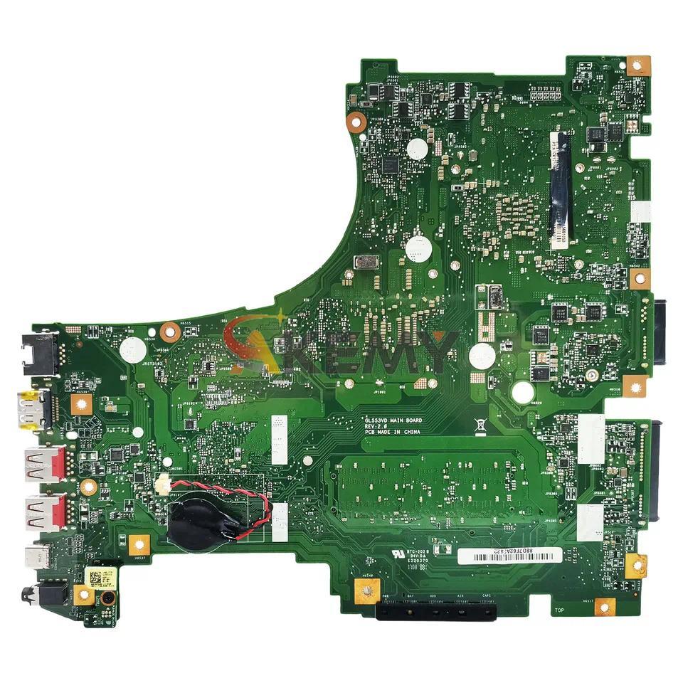 GL553VD Laptop Motherboard For ASUS FX53V GL553VE GL553V ZX53V Mainboard I77700HQ I57300HQ GTX1050 G