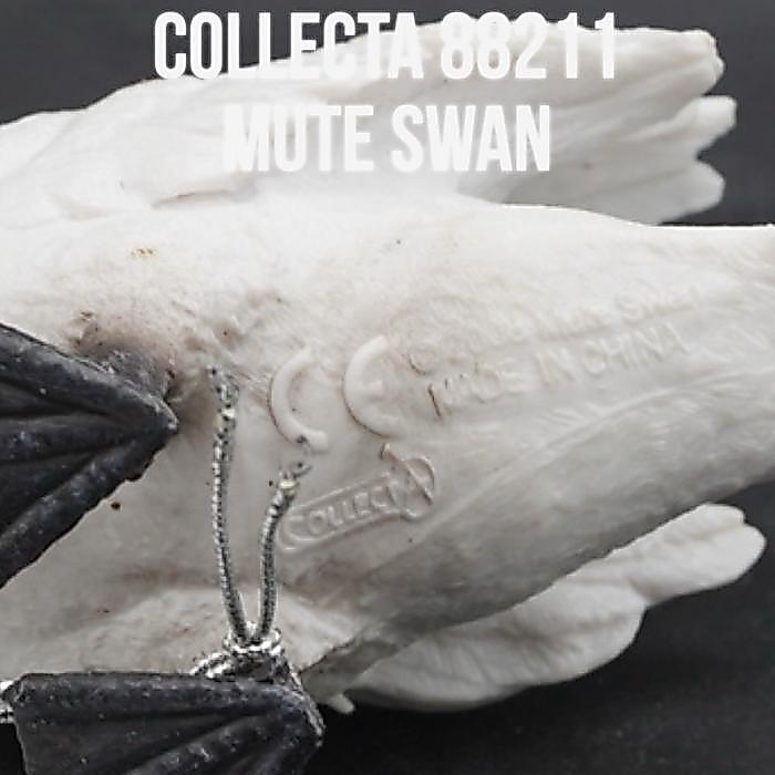 Grafi - Collecta 88211 Mute Swan Angsa Putih Cygnus Mainan Binatang Miniature Hewan Animal Figurine