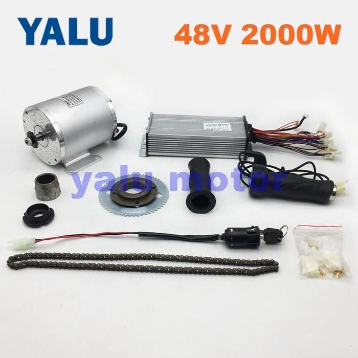 Motor BLDC 2000W 48V Dinamo Listrik 2KW 48V Mesin Mobil Listrik 2000W
