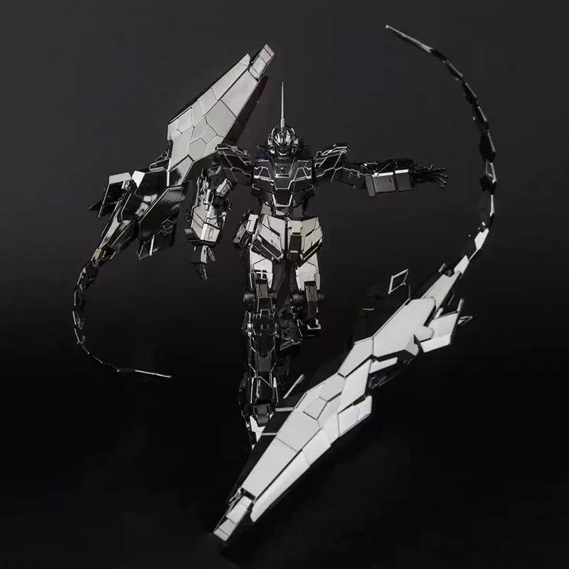 RX-0 Unicorn Gundam 03 Phenex Dark Titanium Plated 1/100 1/144 Scale Full Psycho Frame Action Figure
