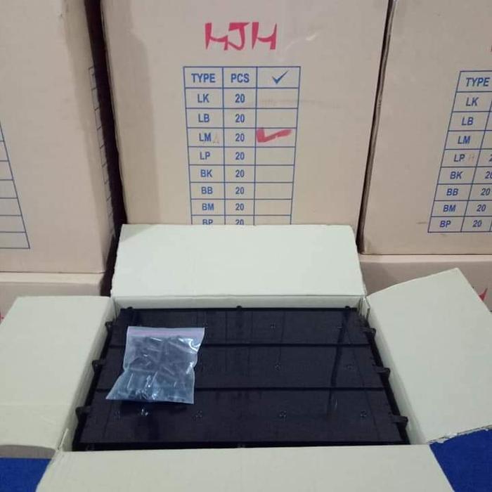 track / trek hjh tamiya lurus / track lurusan hjh (2 KEPING) - Hitam