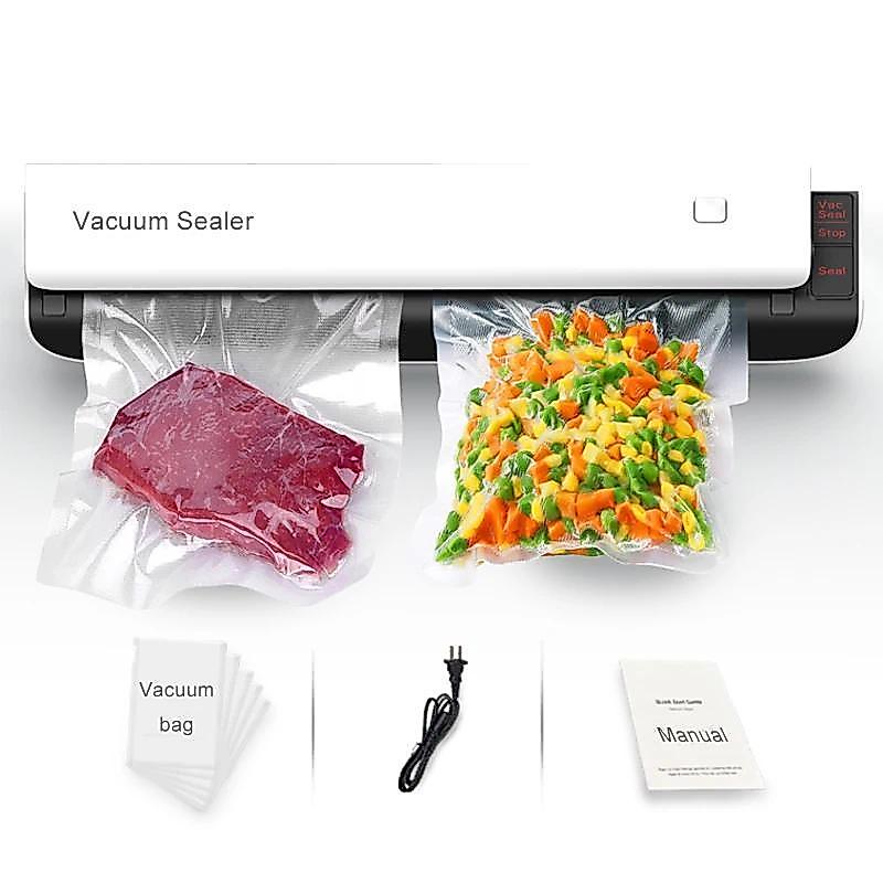 STLF Mini Vacuum Sealer Overheating Protection Vacuum Sealer 110 Volt Plastic Vacuum Food Sealers fo