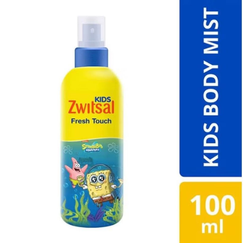KODE 004 - Live Zwitsal Kids Body Mist Fresh Touch Hair Lotion Spray Natural Nourishing Care Parfum 