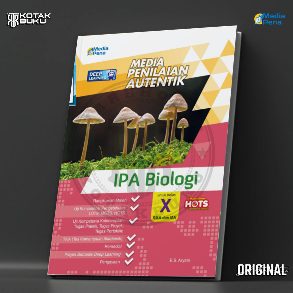 [ Tiga Serangkai ] Media Penilaian Biologi kelas 10 11 12 SMA Deep Learning / Mediapena SMA / Biolog