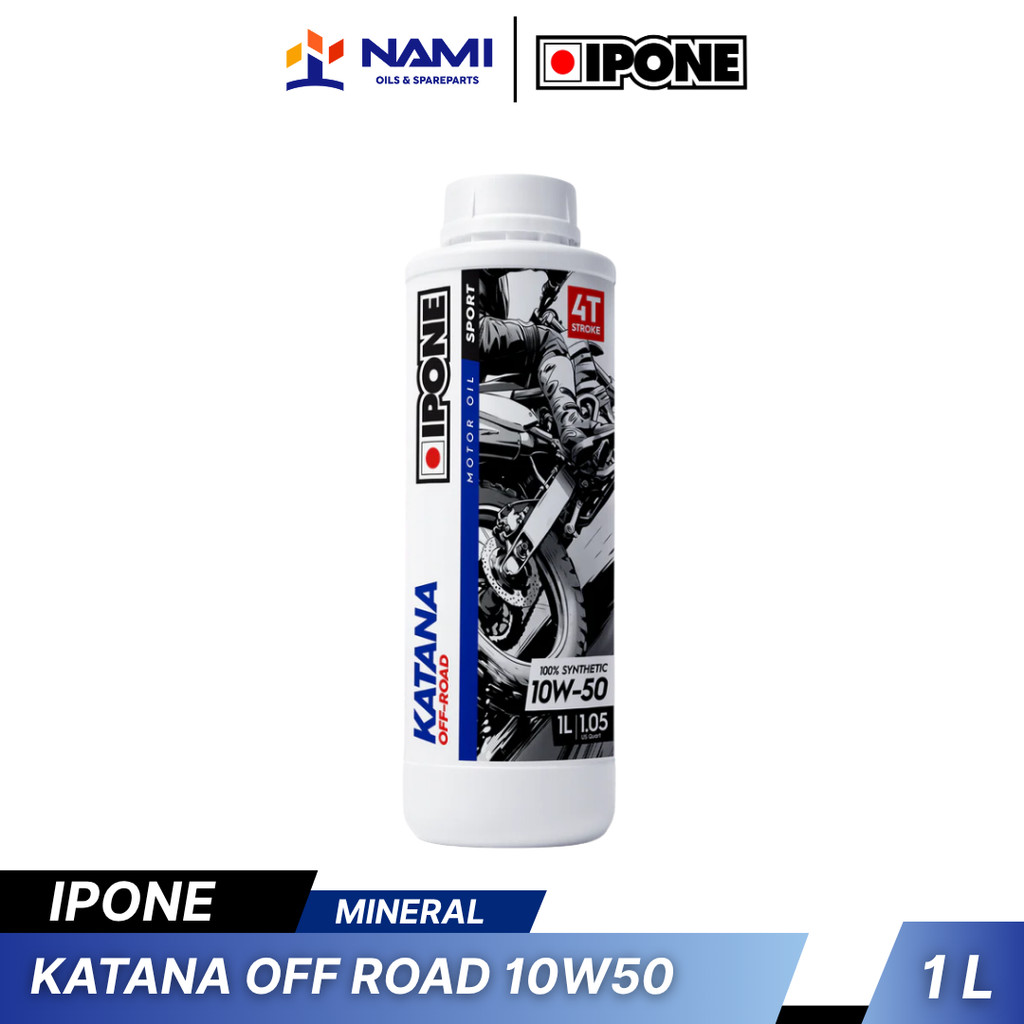 IPONE KATANA OFF ROAD 10W-50 (1L) / 10W50 - Oli Mesin Motor 4T - Original