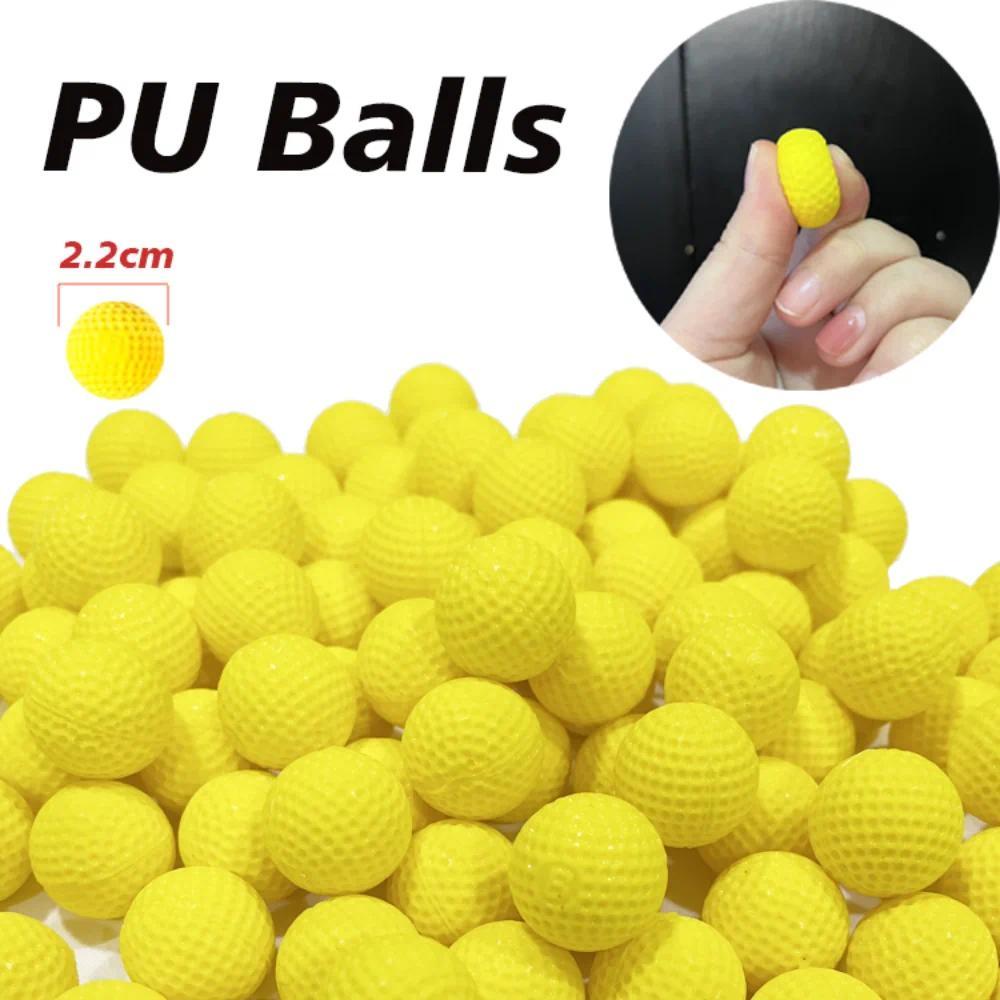 Yellow Round PU Ball Bullets for Nerf Rival, Refill Darts Available in 2550100Pcs Compatible with Ap