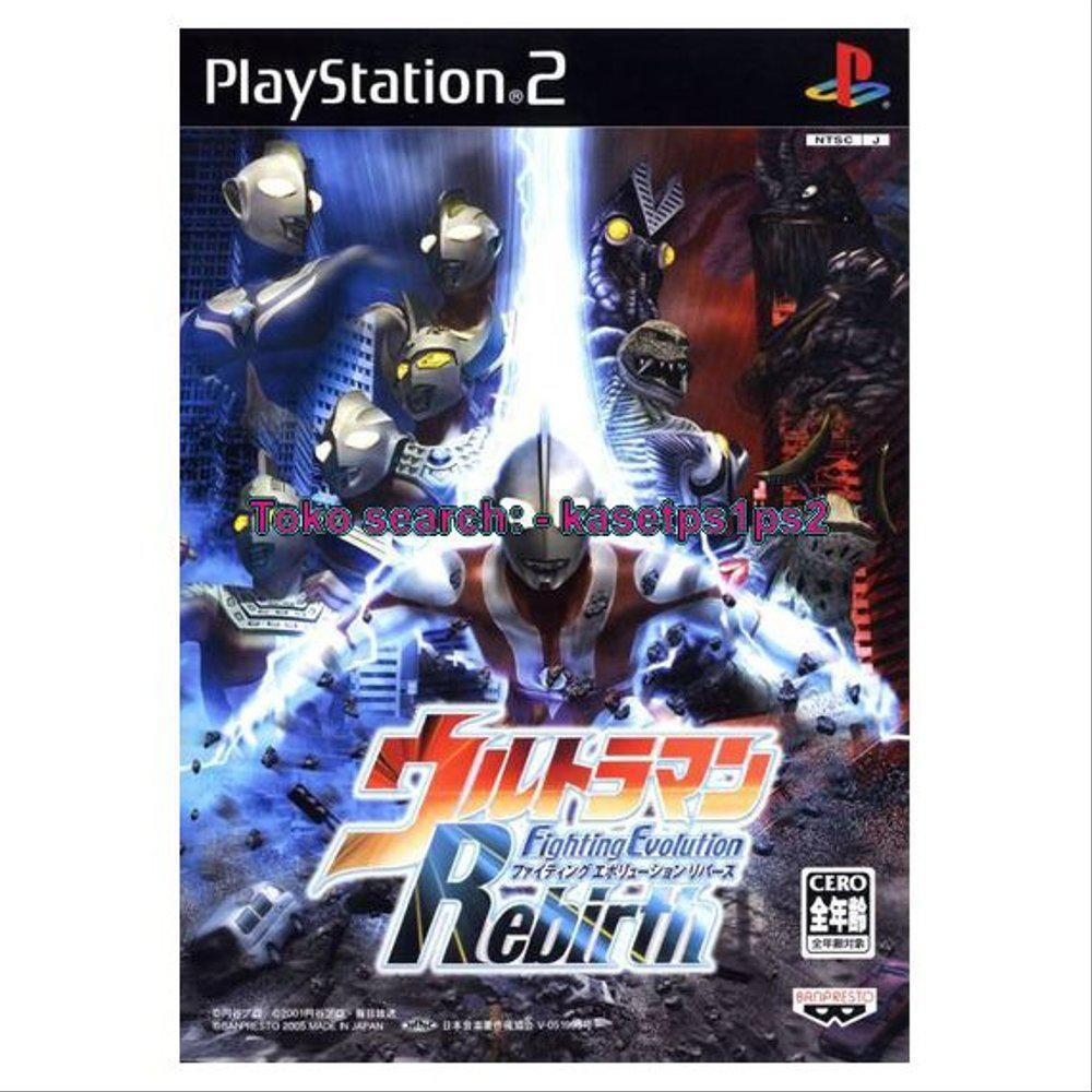 Ultraman Fighting Evolution Rebirth Kaset PS2 - Game PS2 - CD PS2