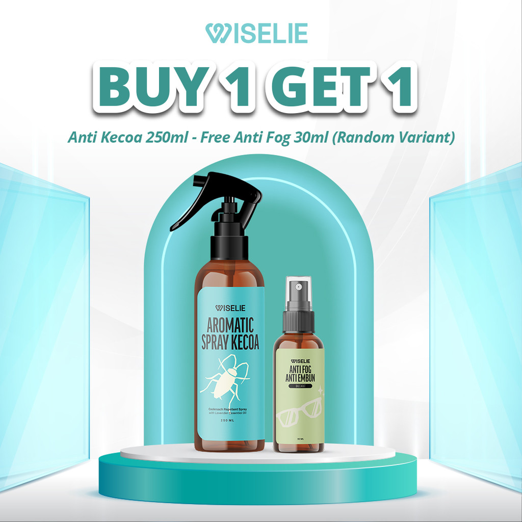 B1G1 Wiselie Anti Kecoa Spray 250ml – Gratis Anti Fog Anti Kecoa Spray 250ml Racun Pembasmi Kecoak B
