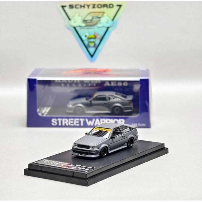Street Warrior Toyota AE86 RWB Rauh Welt Begriff Limited Edition Black Grey - Grey