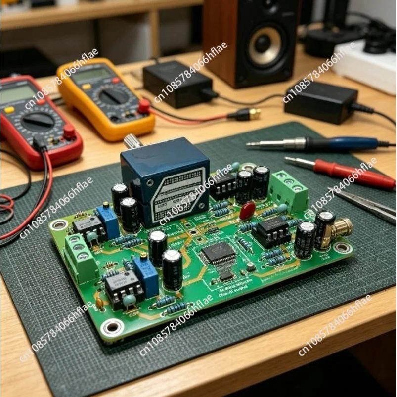 NE5534 Audio Preamp Board, 4 Times Gain with Volume Potentiometer Class AA Output