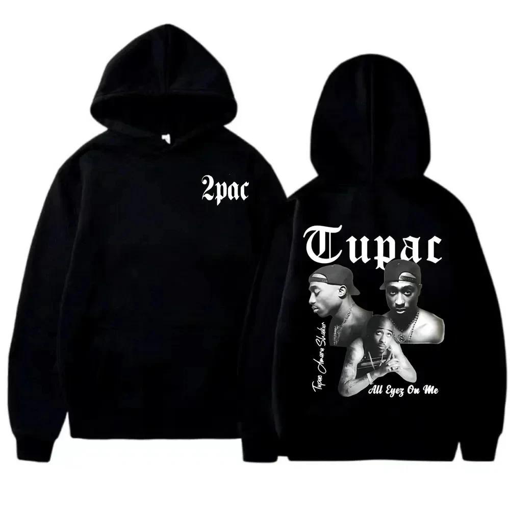 Rapper Tupac 2pac Hoodie Neutral Hoodie Fashion Letter Printed