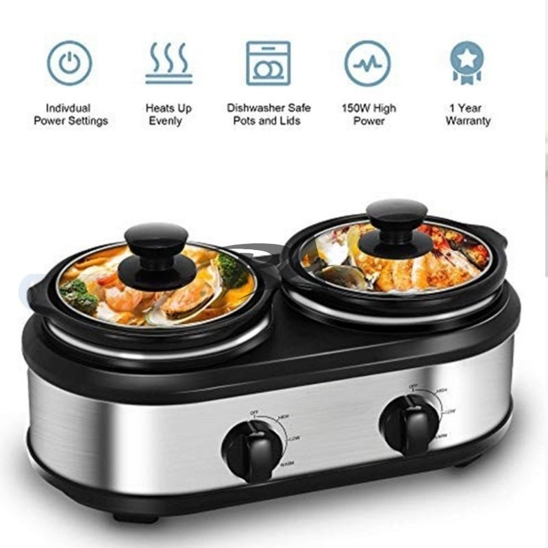 III SLOW COOKER SLOWCOOKER MASPION MSC 2215 MSC2215 220V ALAT MASAK MEREBUS MEMASAK REBUS SOUP SUP K