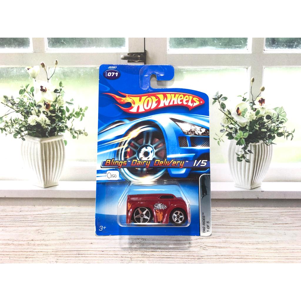 HOT WHEELS REGULER BLINGS DAIRY DELIVERY TAG RIDES DIECAST 1:64