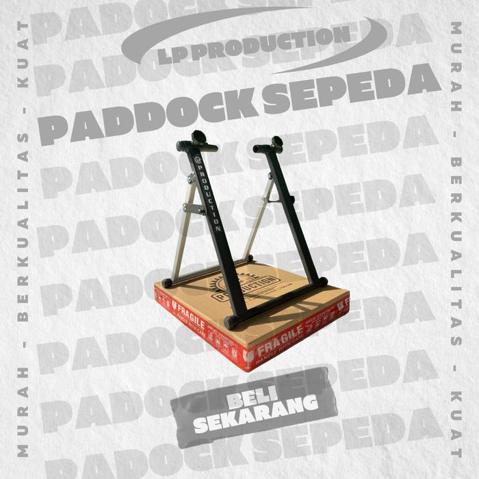 Standar Paddock Sepeda Universal – Sepeda Statis | Bike Trainer Indoor Fixie Mtb Outdoor - Silver