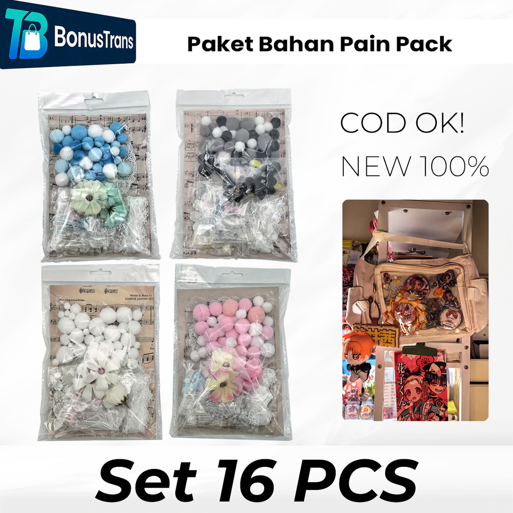 Paket 16 Dekorasi DIY Kupu Emas Perak Bulan Sabit Kunci Retro Gear Rantai Bunga Mutiara Pita Renda H